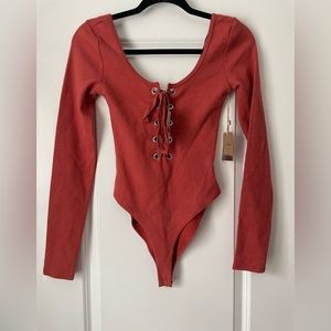 NWT Forever 21 sweater bodysuit